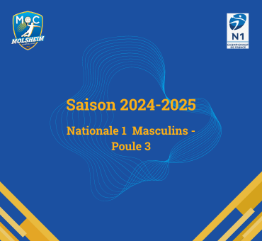 Saison 2024/2025 - Nationale 1 - Poule 3